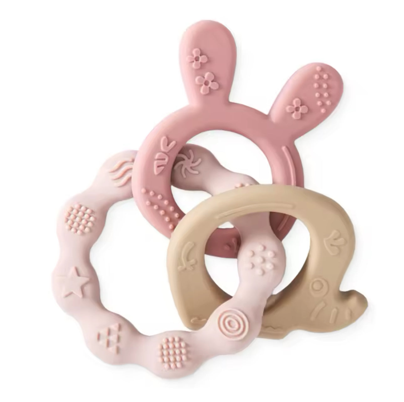 Food-Grade Silicone Baby Teething Rings