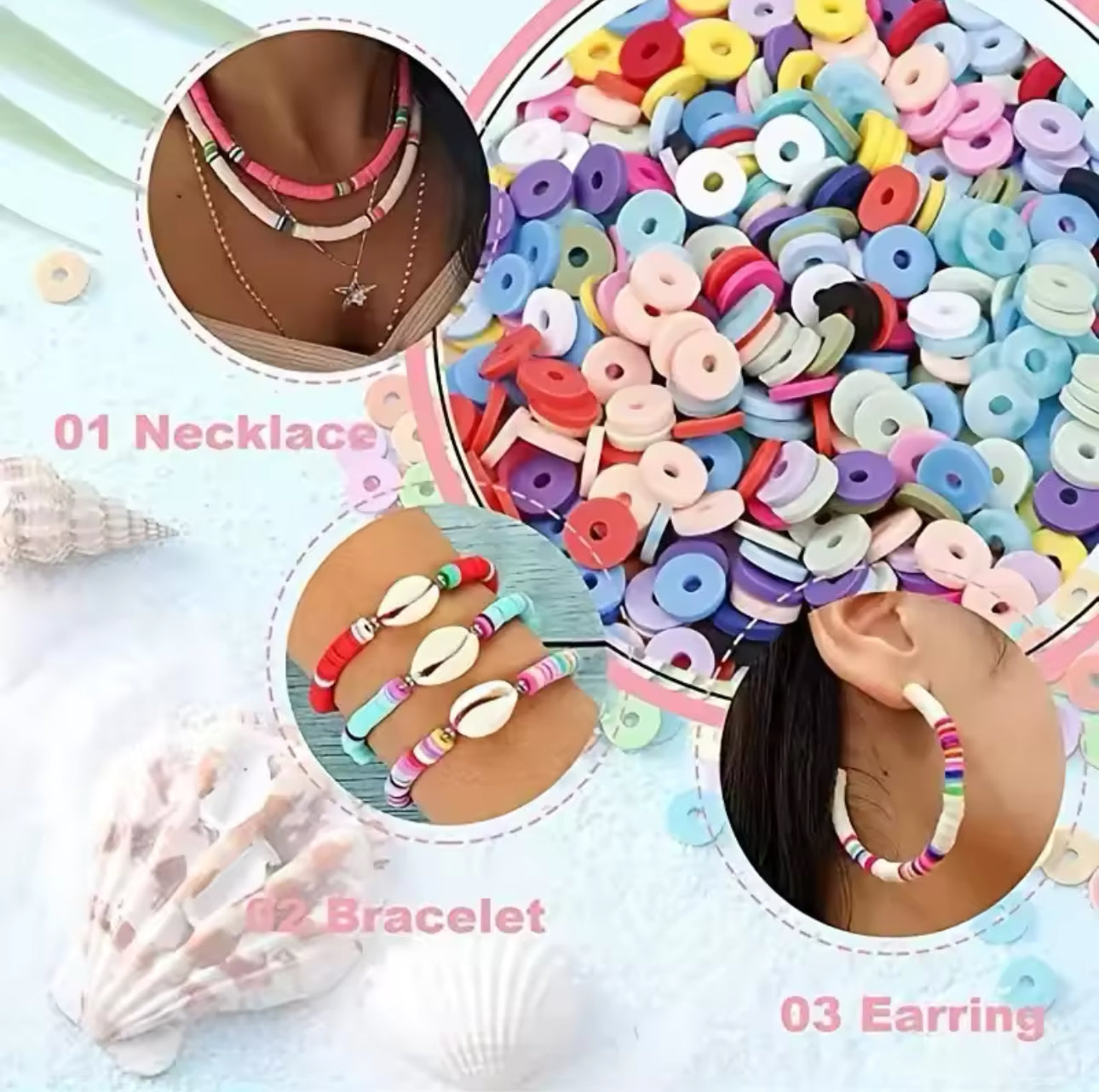 DIY Bracelet, Necklace & Earrings Making Kit