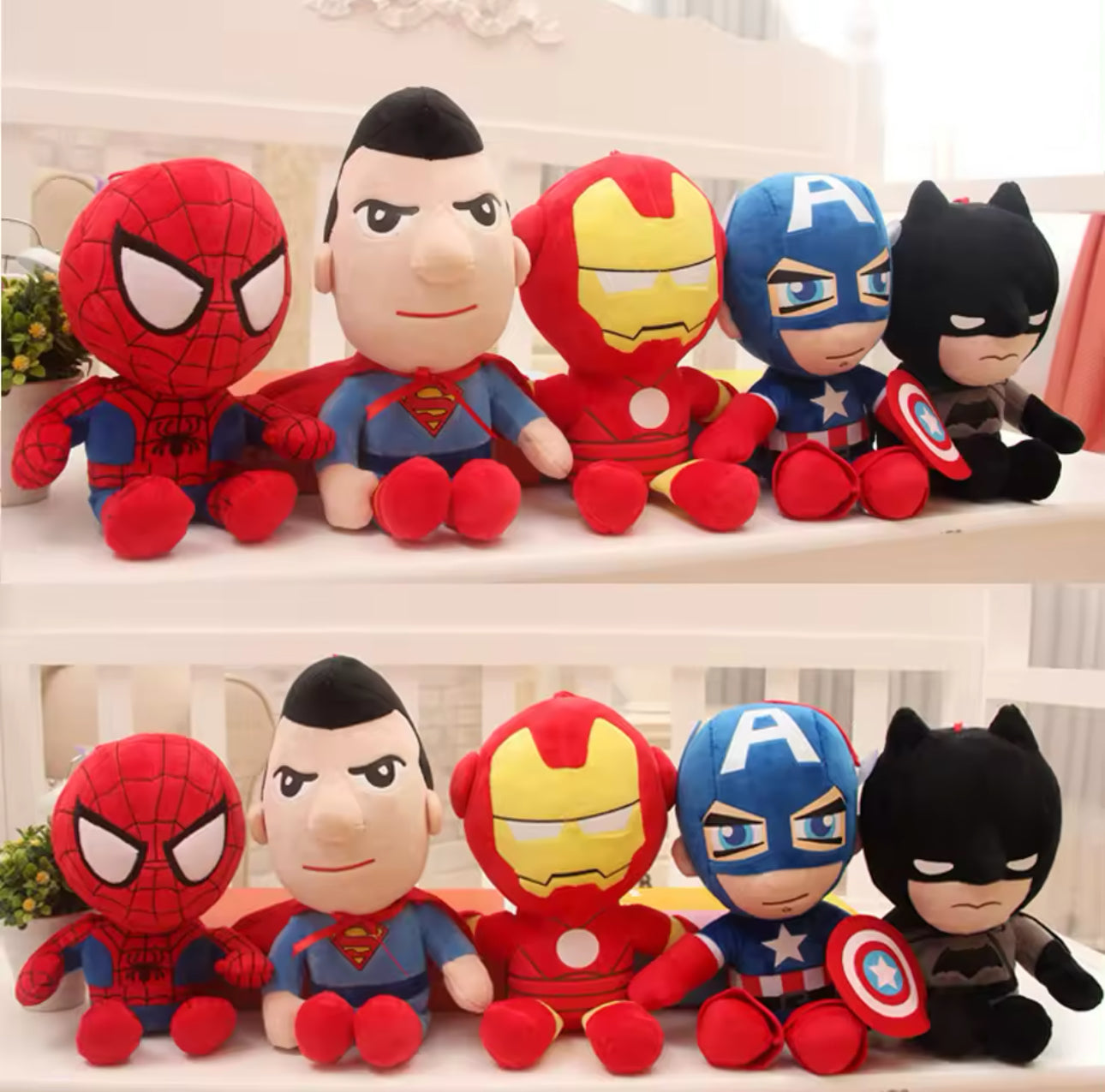 Superhero Plush Toy Set