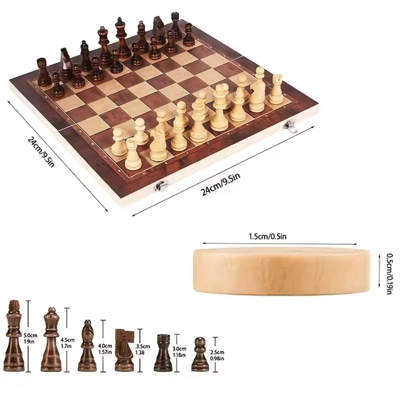 The Ultimate 3-in-1 Chess Board