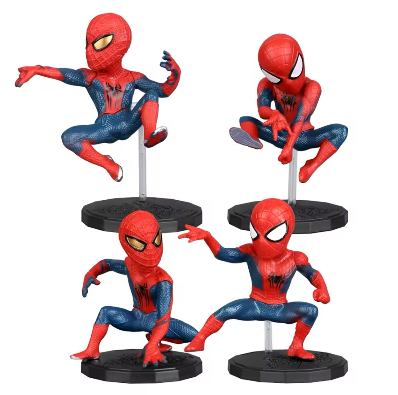 4-Piece Spider-Man Action Figure Set