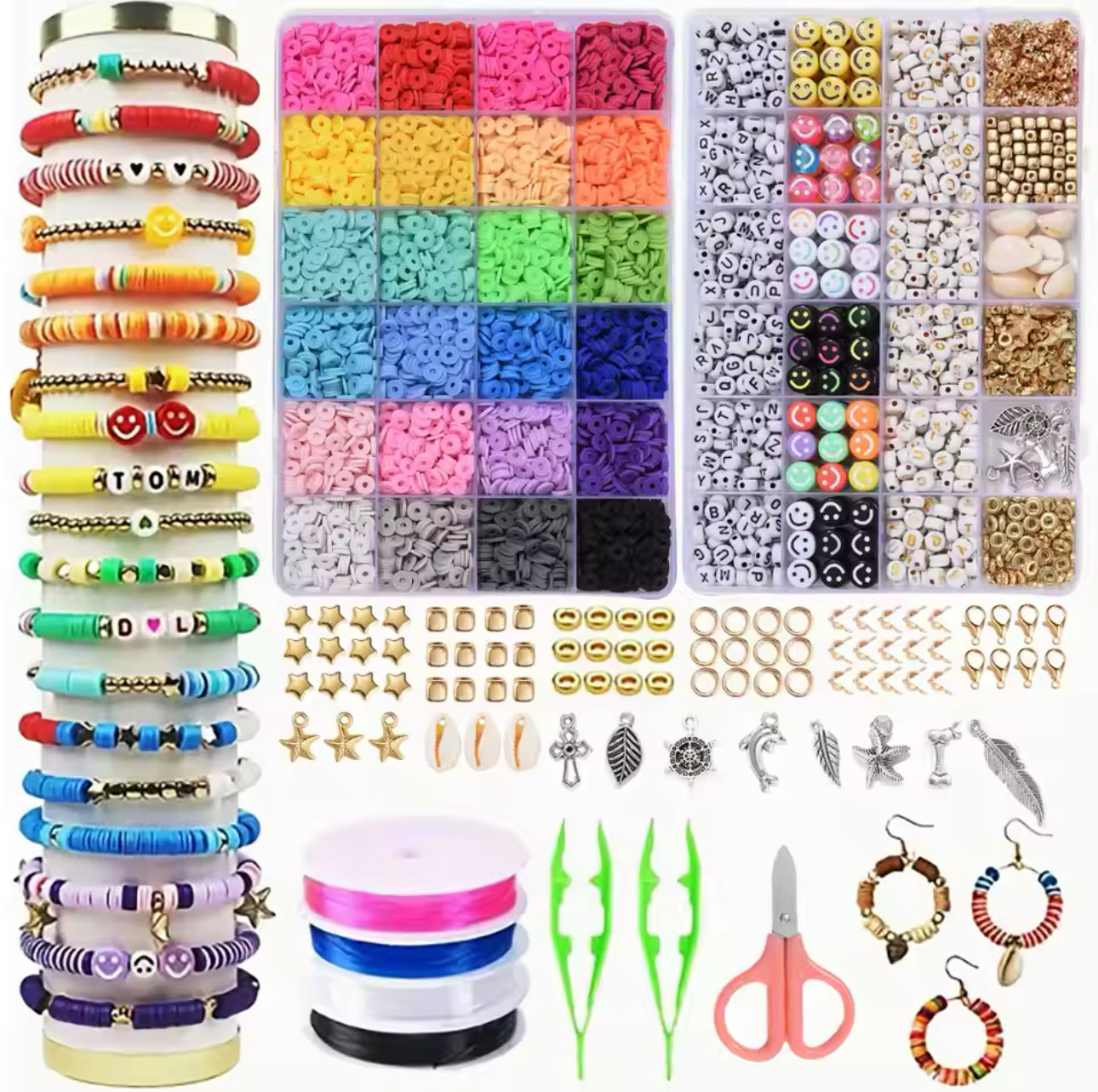 DIY Bracelet, Necklace & Earrings Making Kit