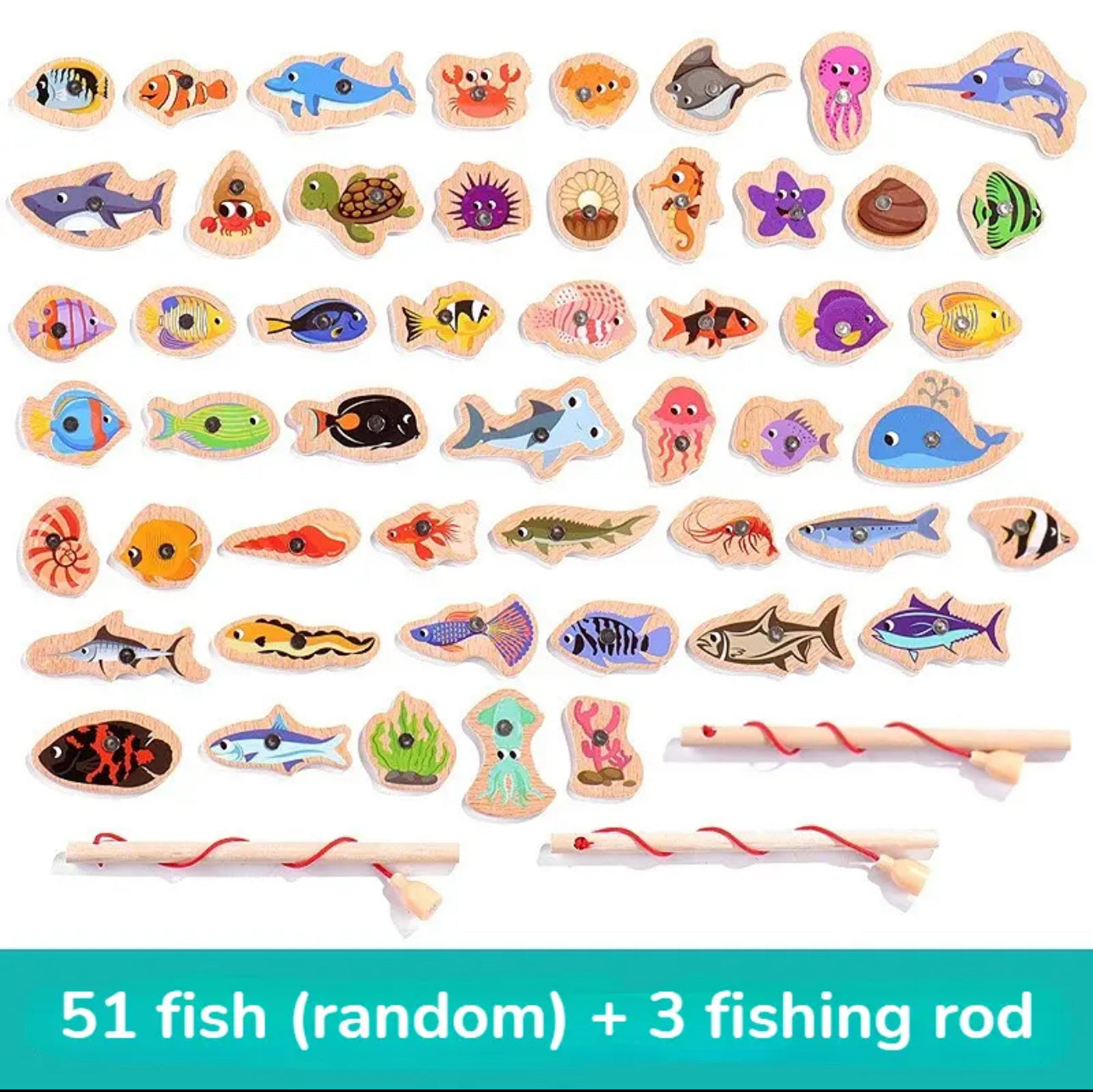 Interactive Magnetic Fishing Game For Children