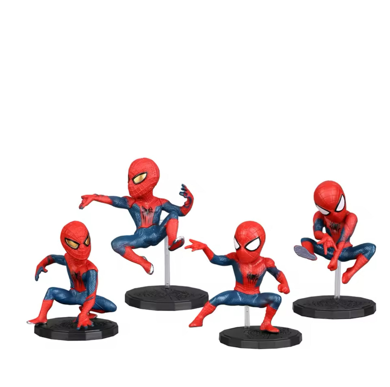 4-Piece Spider-Man Action Figure Set