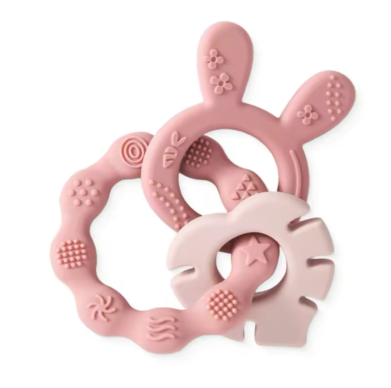 Food-Grade Silicone Baby Teething Rings