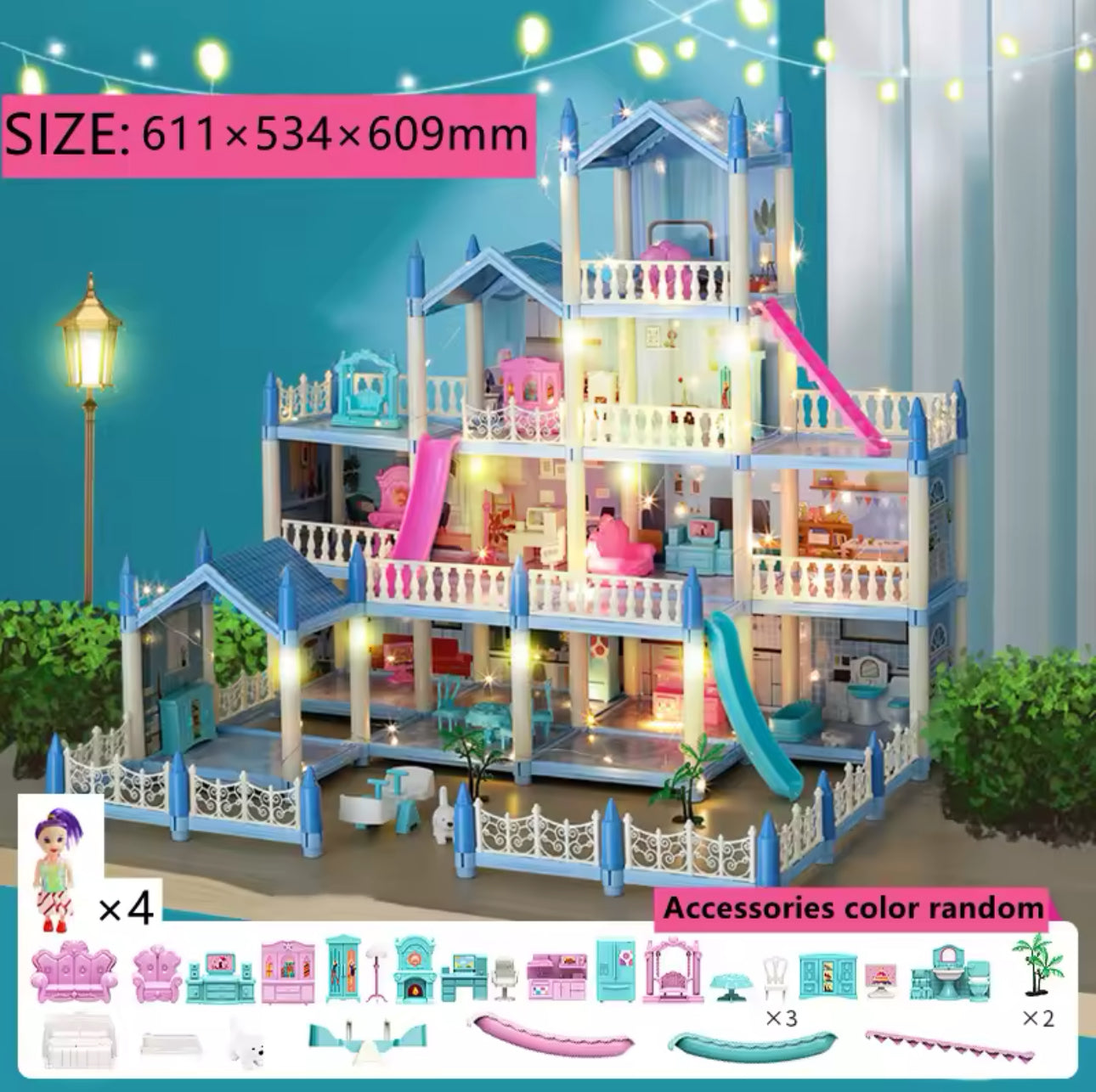 Beautiful 3D DIY Princess Castle