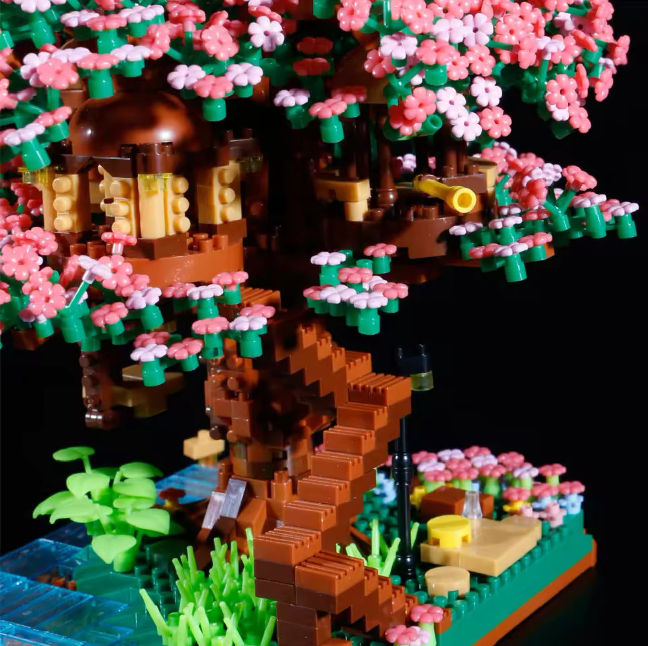 2,008-Piece DIY Cherry Blossom Tree House